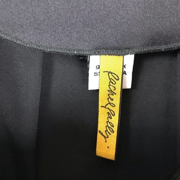 RACHEL PALLY Black Short Sleeve Blouse Sz M - Picture 8 of 11